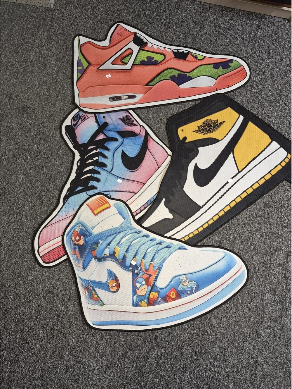 Sneaker-Shaped Doormat Novelty Floor Mat Rug All 4 For One Price
